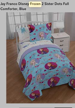 Full Size Frozen Bed Comforter