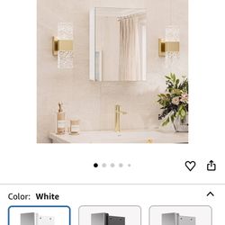 Medicine Cabinet And Mirror 
