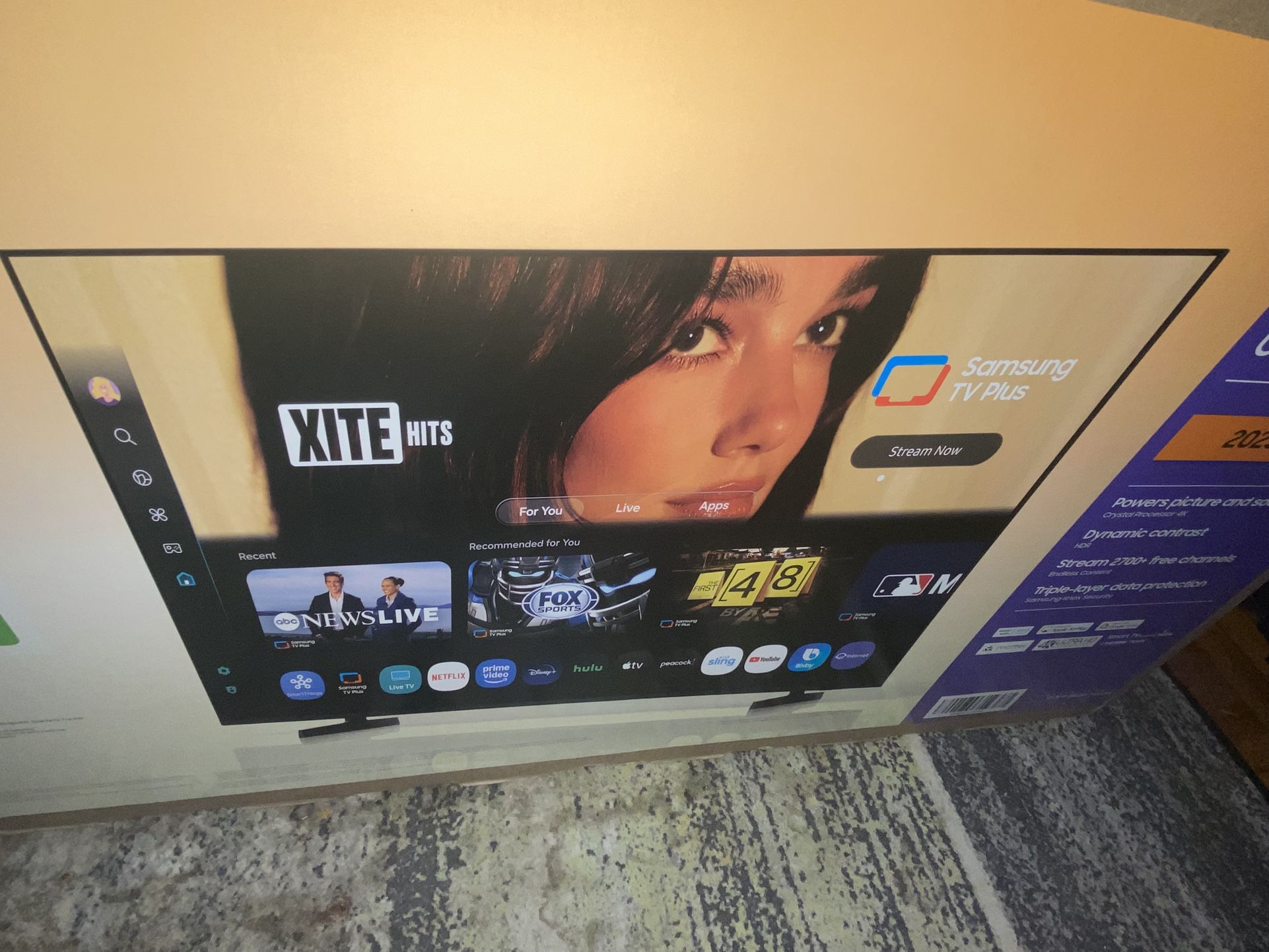🖥️ Brand New Samsung 43” Crystal UHD Smart TV – 2025 Model (U7900F) 📦 Still in Box | Never Used