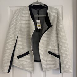  Women’s Open-Front Blazer Jacket Size M 