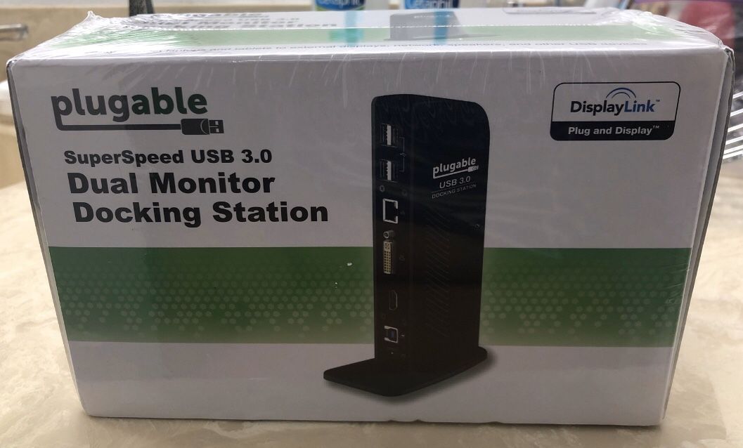 Plugable SuperSpeed USB 3.0 Dual Monitor Docking Station