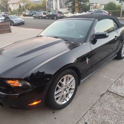 2012 black Mustang Convertible 