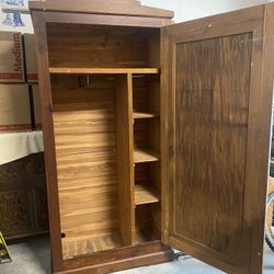Federalist Style Cedar Lined Armoire