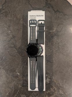 Samsung Galaxy Watch 6 Classic 47mm LTE – Black (Extra Strap & Complete Box)
