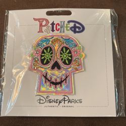 Coco Sugar Skull Patch 2018 Disney Parks Patched Pixar Coco Dia de los Muertos