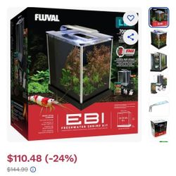 Fluval EBI Shrimp Aquarium Kit, 2.6-gal