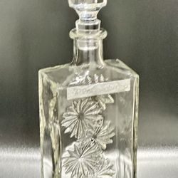 Vintage Starburst Whiskey Decanter