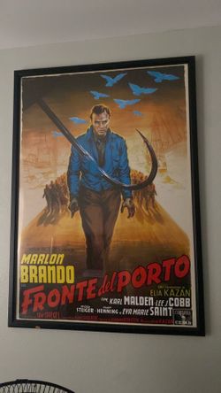 On the waterfront 1945, marlon Brando movie poster
