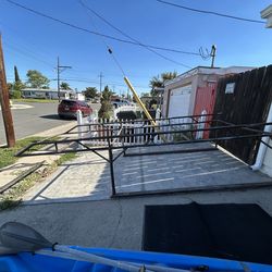 Heavy duty custom 8 foot roof rack/lumber rack