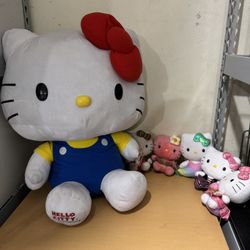 Hello Kitty 40th Anniversary + 5 Small Stuffed Plush Toy