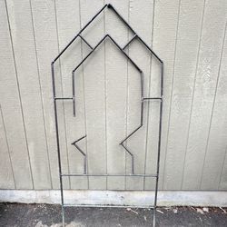 Copper Pipe Metal Trellis LARGE Project or Parts Recycle Yard Garden Art Handmade 