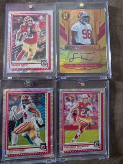 49ers numbered to 300 card lot