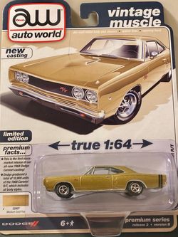 Auto World 1968 Dodge Coronet R/T Die-Cast