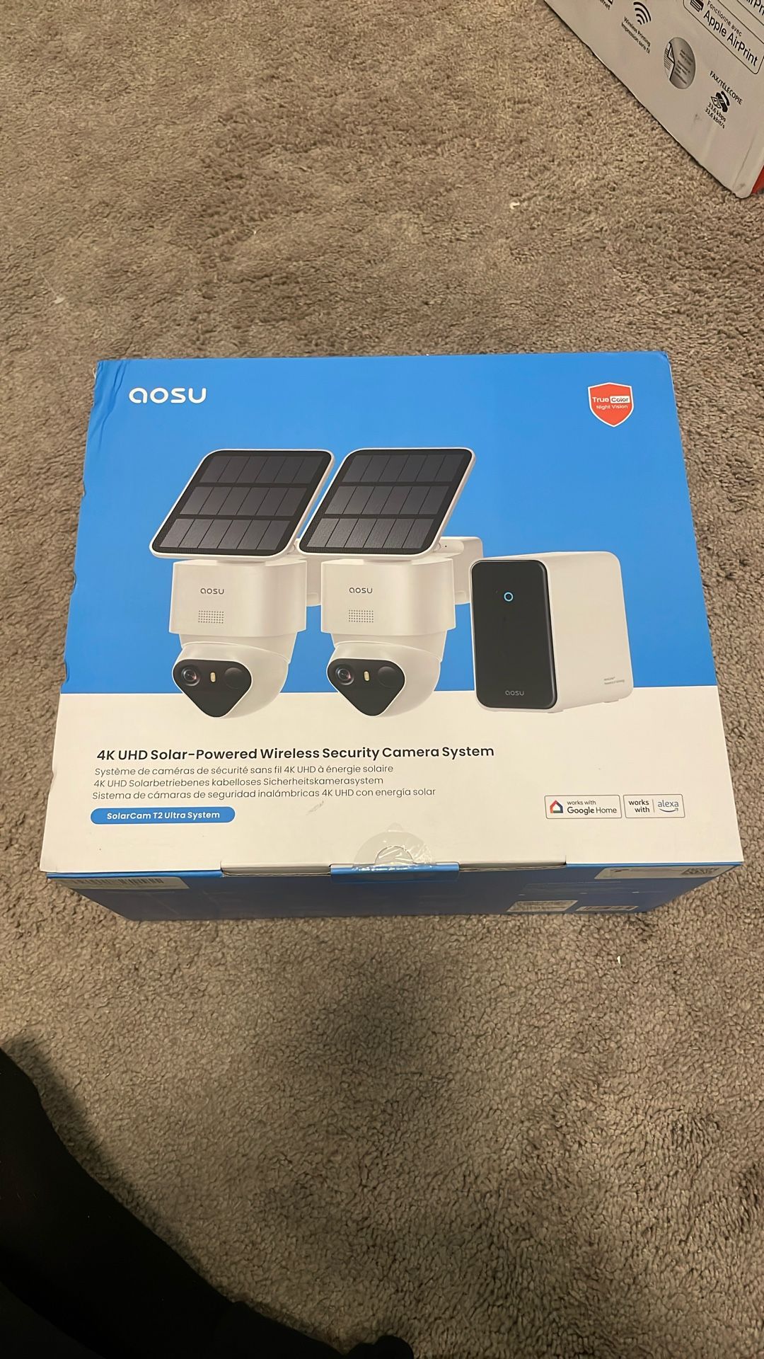 Aosu Solar Powered Wireless Security Camera