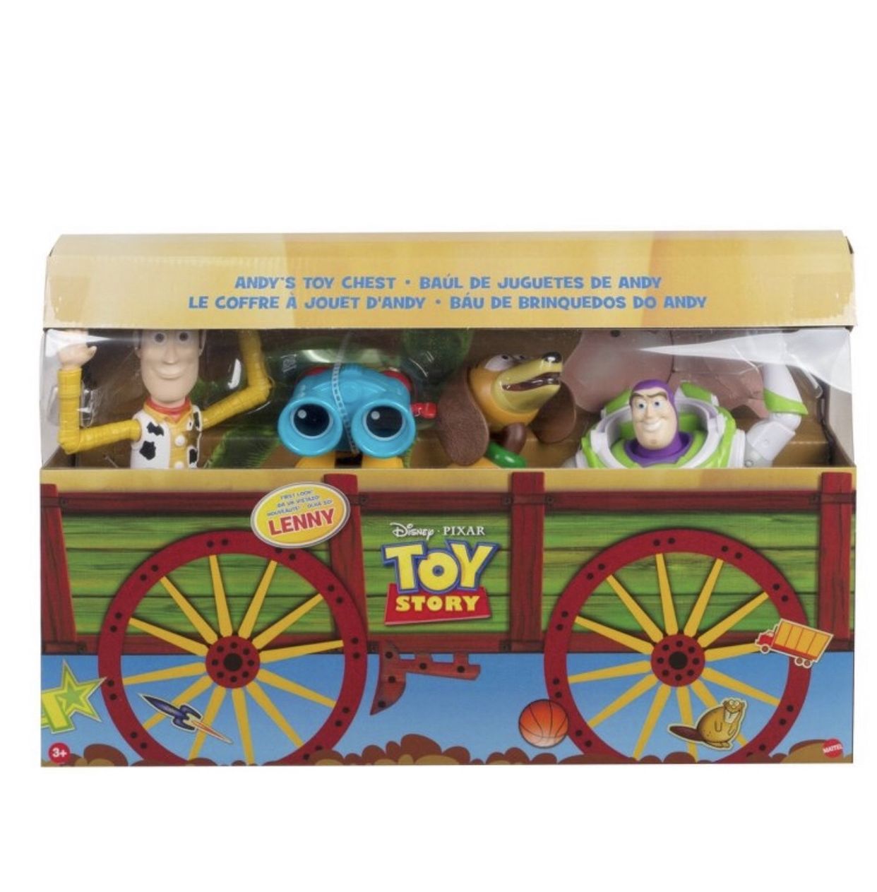 Disney Pixar Toy Story Andy's Toy Chest Retro Figure 4pk