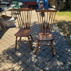 Antique Maple Chairs 