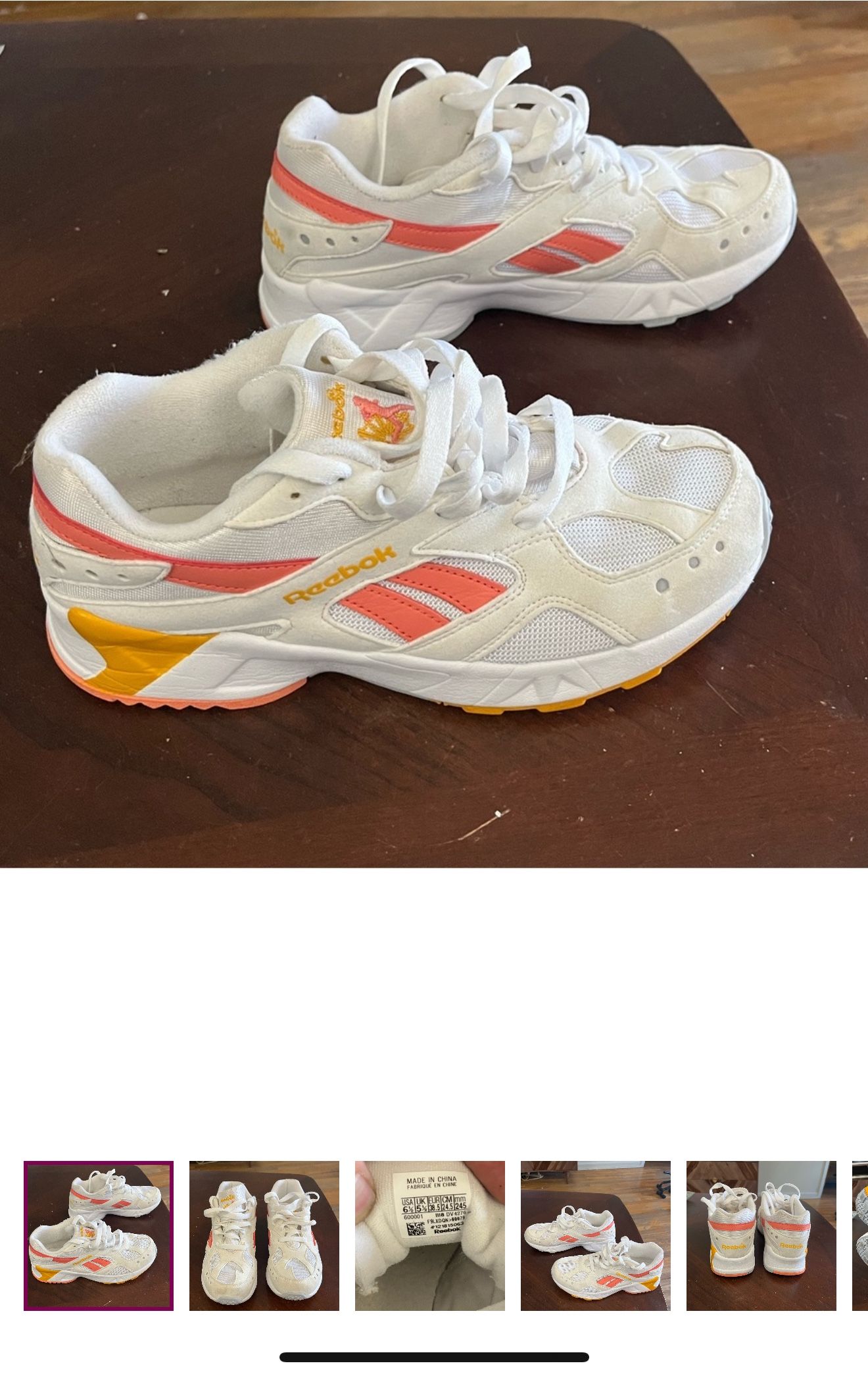 Men’s Reebok Aztec Tennis Sneaker Running Shoe