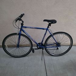 Kent Transit Hybrid Commuter Bike - 7 Speed (Blue)