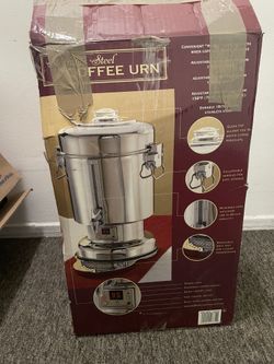 Stainless steel Coffee Urn Costco Whole sale. very good cond. as is p u deliver. for Sale in West Hollywood CA OfferUp