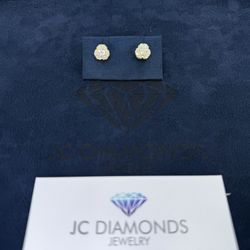 Earrings Diamonds 💎 Real Flower 🌺 Shape 