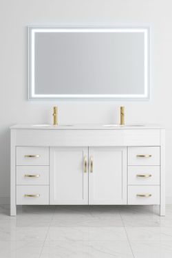 Bathroom vanity 72”
