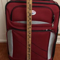 American Tourister carry on luggage