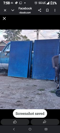 Used solar panels