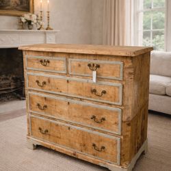 English 2 Piece Travel Chest Dresser Pine