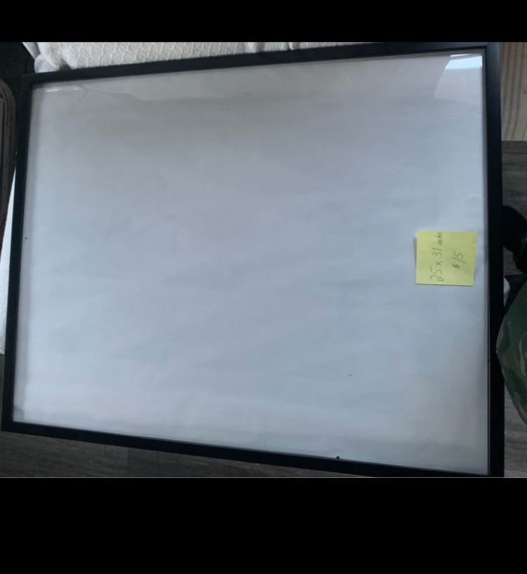 Large Black Acrylic Poster/Picture Frame 25 x 31 Inches