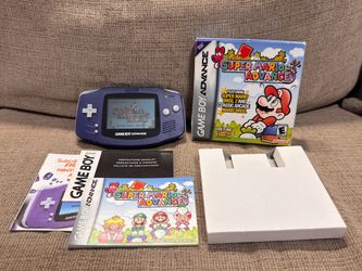 Nintendo Gameboy Advance with Super Mario