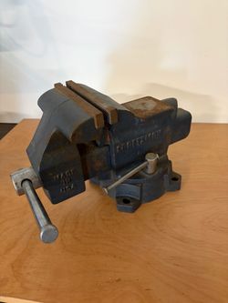 Vintage Craftsman 51855 5-1/2” Bench Vise w/ Swivel Base & Anvil – USA