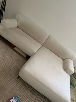 Free white couch / loveseat from Article