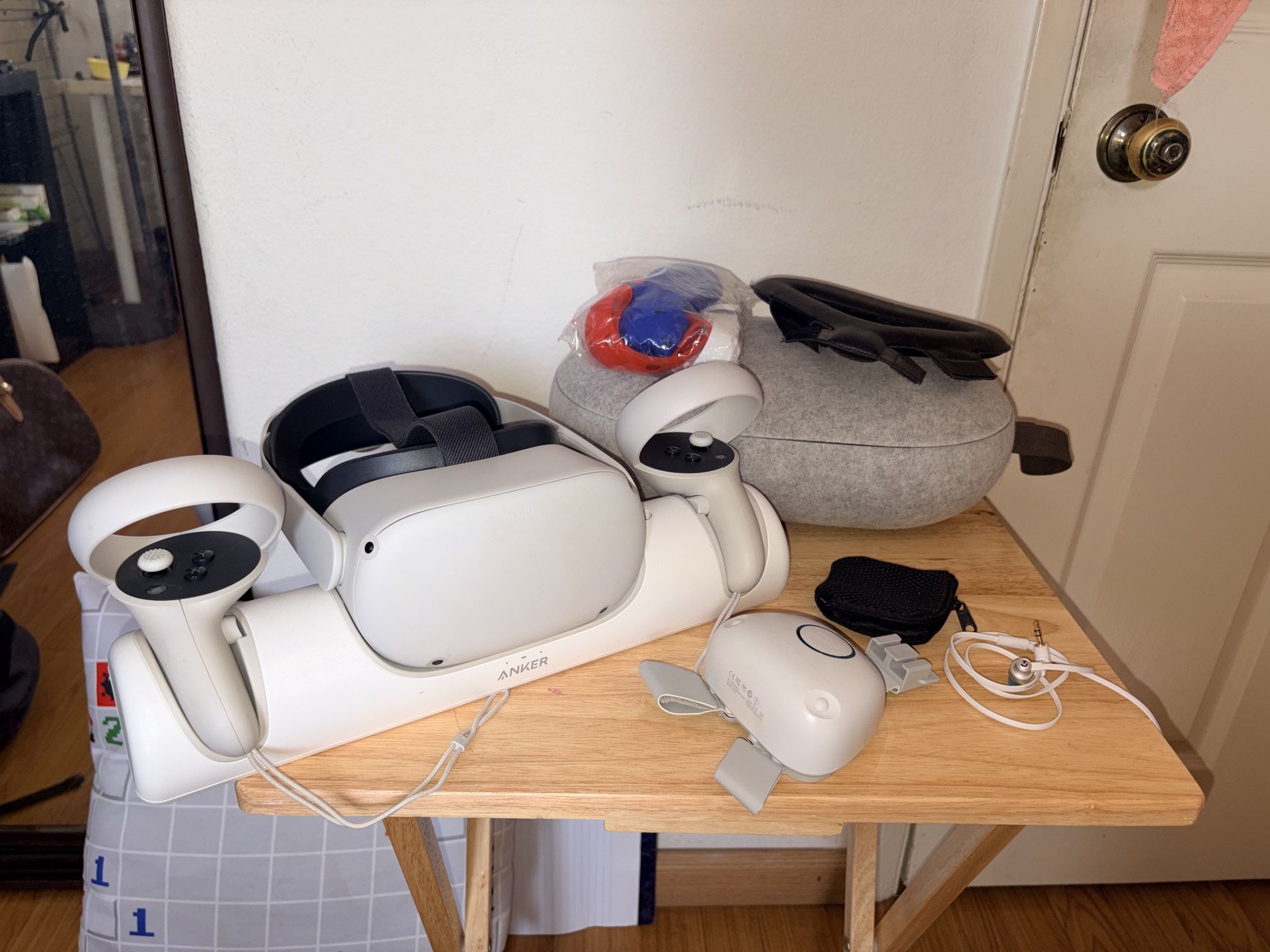 Meta Quest 2 128GB w/ Elite Strap, Anker Charging Dock And More