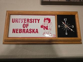 University of Nebraska Wall Clock