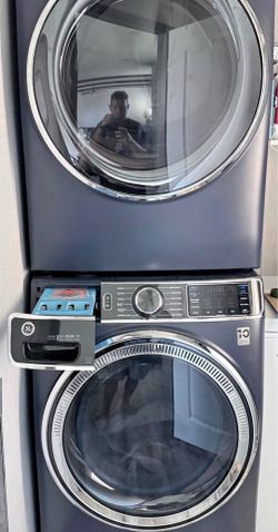 GE Profile UltraFresh Smart Washer & Dryer Set - Sapphire Blue