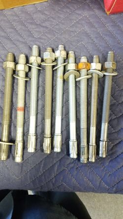Hilti wedge anchor 1/2 x 7