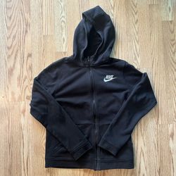 Boys Youth XL Nike Black Zip Up Jacket