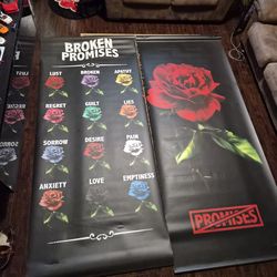 2 piece 7ft x 7ft Vinyl Poster