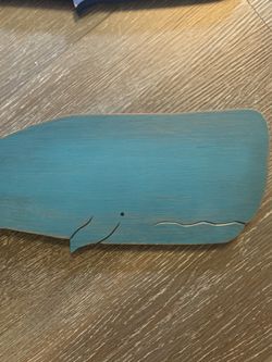 Whale wall art