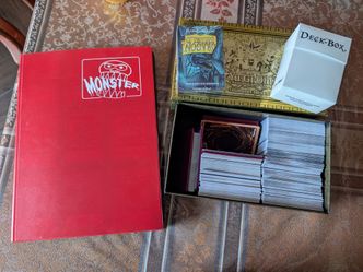 Yu-Gi-Oh Card Collection with Binder and Accessories