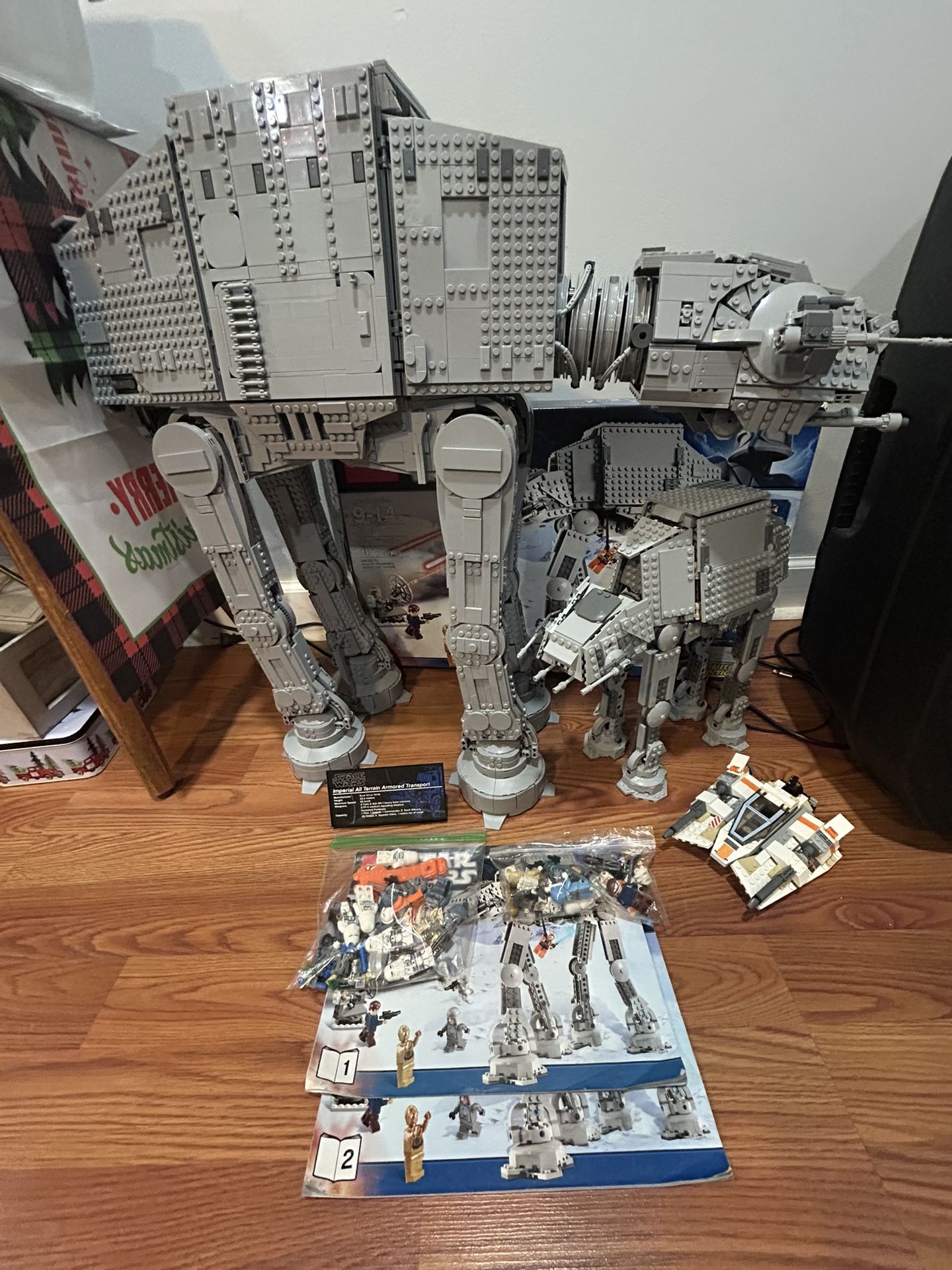 Lego Star Wars ATAT (8129) and MOC UCS ATAT (75313)