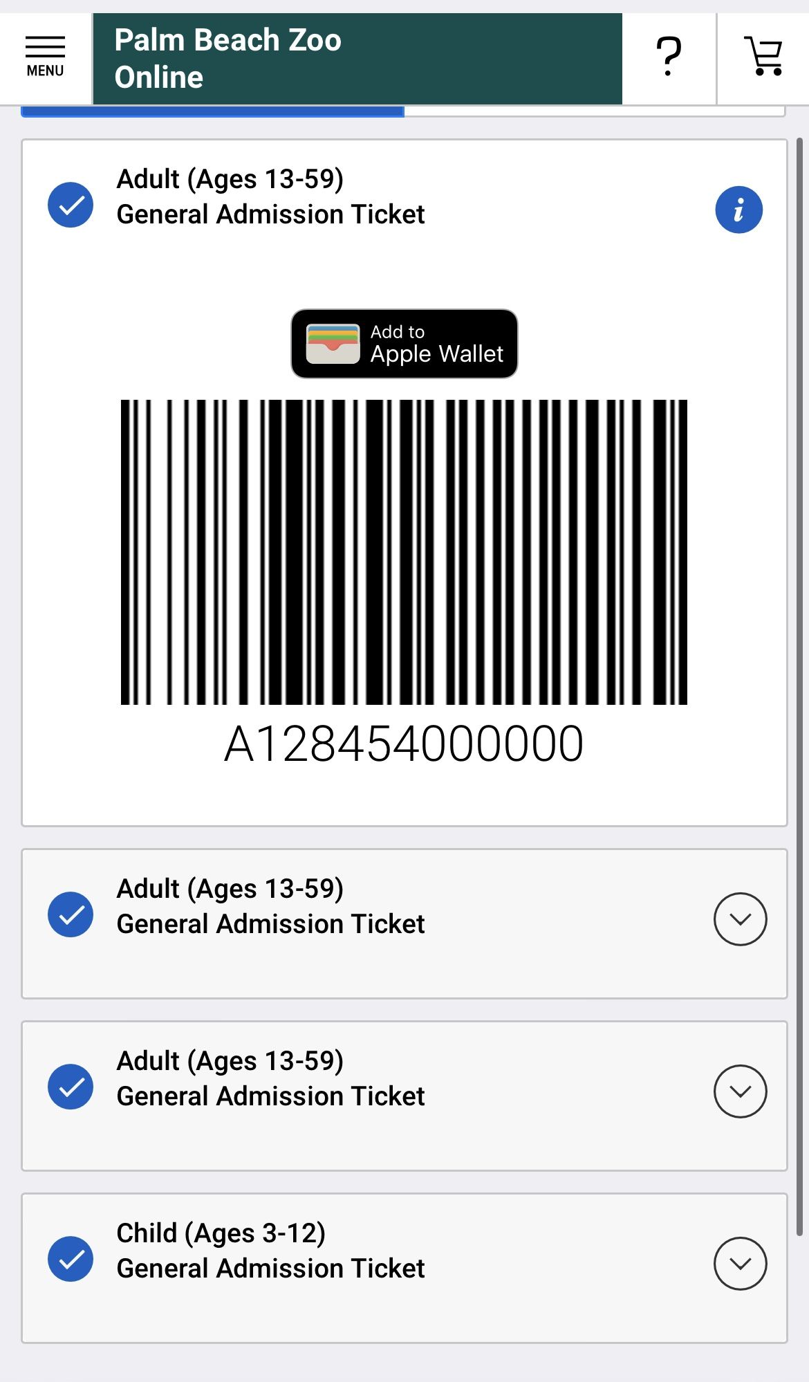 Palm Beach Zoo General Tickets 