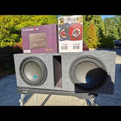 Alpine Type S 10" Subwoofers In A Ported Box With 2000 Watt Amp