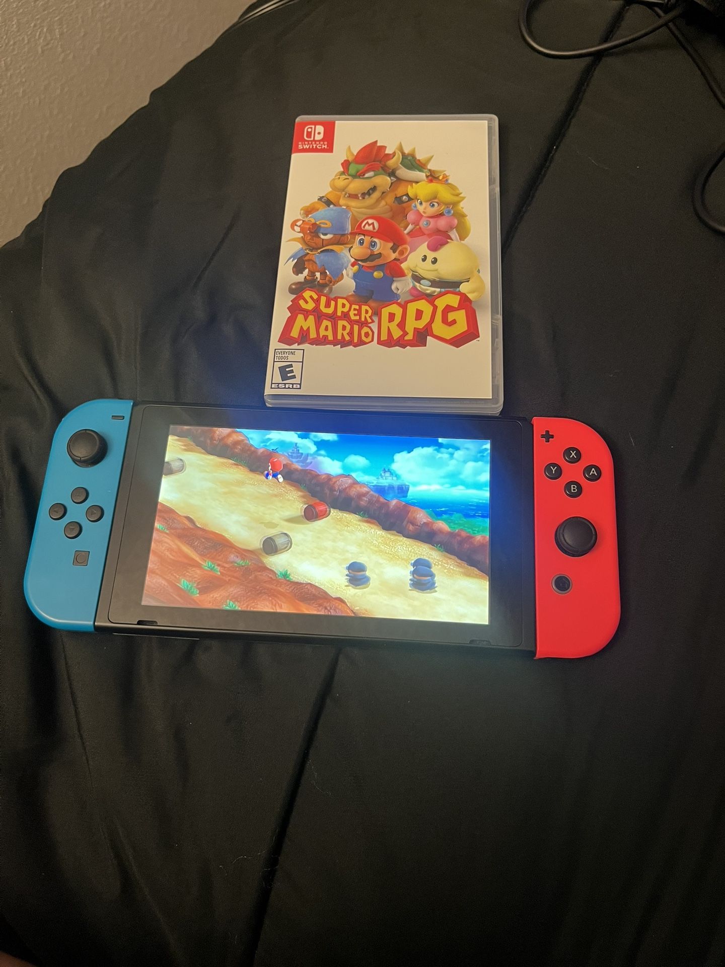 Nintendo Switch With Super Mario RPG Game