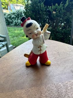Vintage 1950s–60s Made in Japan Golfer Figurine – Hand Painted