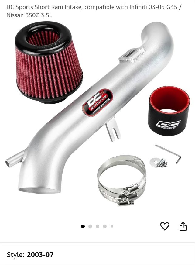 DC Sport Short Ram Intake 03-05 Infinity
