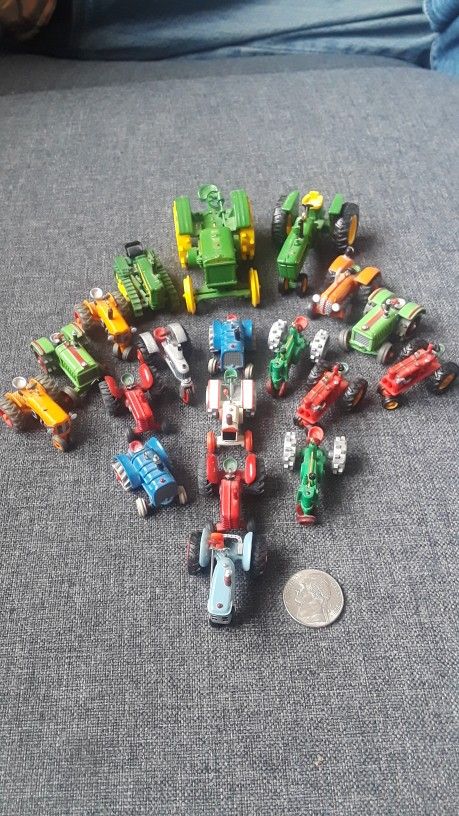 Hallmark Mini Tractor Ornaments