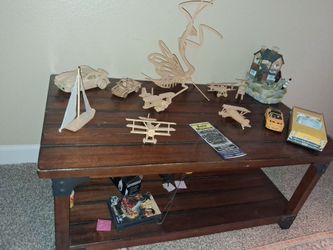 Coffee table and end tables