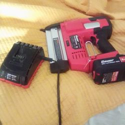 BAUER 20 V 18GAUGE NAILER BATTERY AND CHARGER