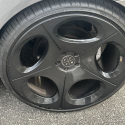 Diamond Black 22 Inch Rims  